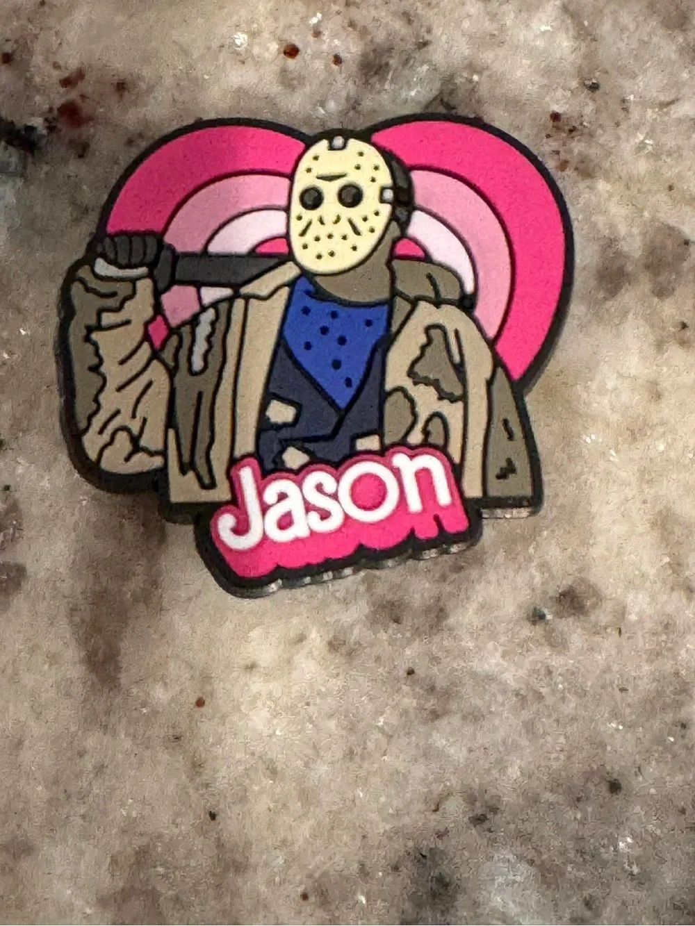 2pc CROCS Blue Jason Mask Character Jibbitz Charm